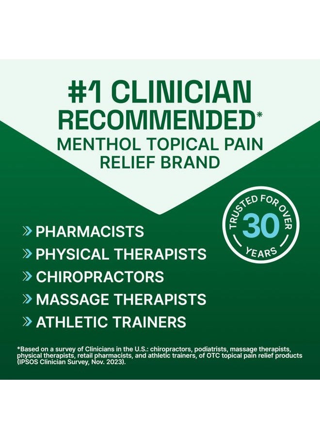 Biofreeze - 13451 Roll-On Pain-Relieving Gel, 2.5 FL oz, Green Topical, Arthritis, Strains, Bruises, & Sprains - Image 1