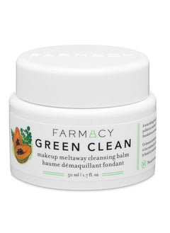 FARMACY Farmacy Natural Cleansing Balm - Green Clean Makeup Remover Balm - Effortlessly Removes Makeup & SPF - Travel Size 1.7oz Makeup Cleansing Balm  - Image 1