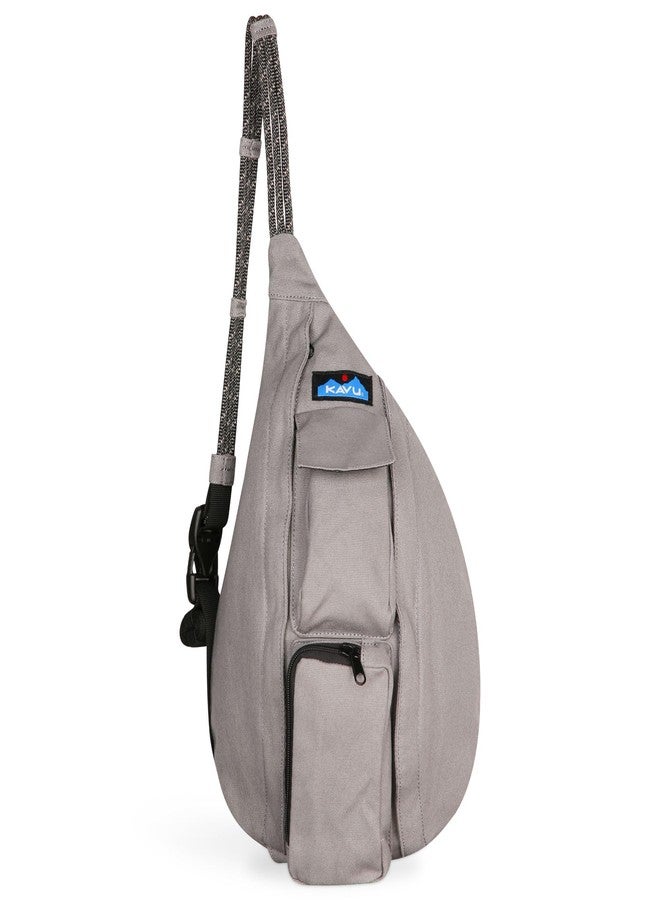 KAVU Mini Rope Bag Cotton Crossbody Sling, Stratus Grey, One Size, Sling - Image 1