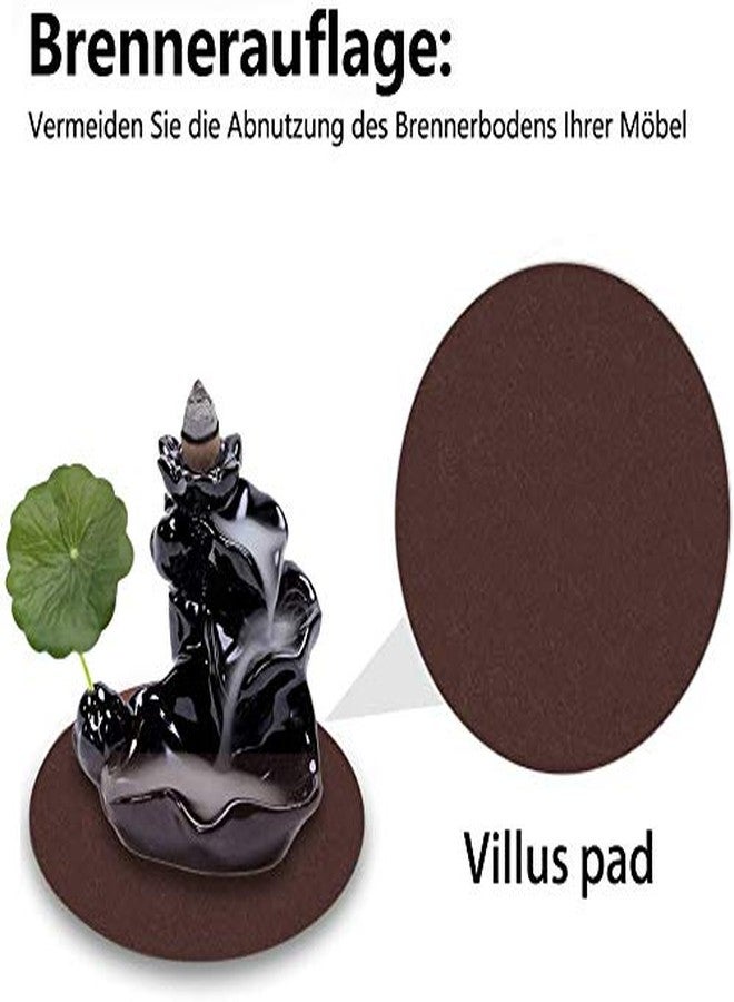 DK177 Waterfall Incense Holder Backflow Cone Ceramic Burner Handcrafted Porcelain Censer Incense Stick Stand with 20 Free Cones - Image 4