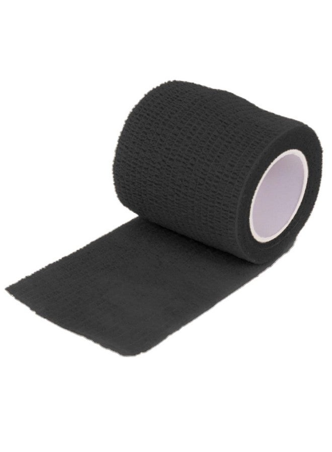 Ever Ready First Aid Self Adherent Cohesive Wrap Bandages 2” X 5 Yards For First Aid Sprains Swelling Sports Pets Black Color 12 Count - Image 5