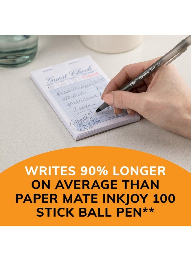 بيك قلم حبر جاف دائري من BIC - عبوة من 10 أقلام، أسود - Image 4