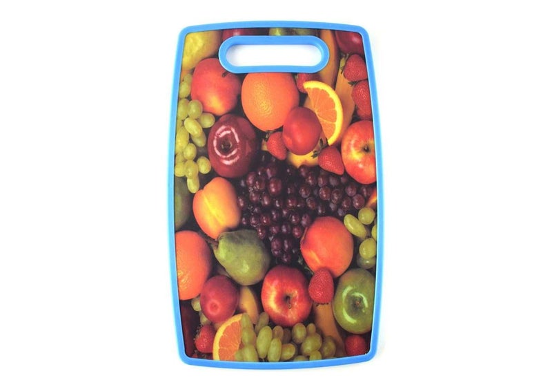 Vency Medium Natural Multicolored Chopping Bord for Kitchen 30CM x 20cm Cutting Board for Kitchen Vegetables, Fruits & Cheese, BPA Free, Eco-Friendly, Anti-Microbial (Vegetable Chopping Board (L), 1) - Image 4