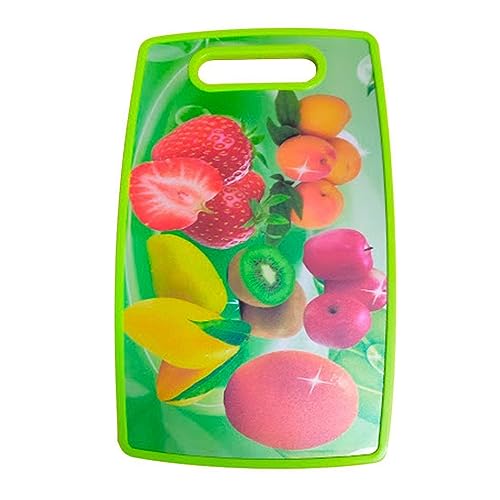 Vency Medium Natural Multicolored Chopping Bord for Kitchen 30CM x 20cm Cutting Board for Kitchen Vegetables, Fruits & Cheese, BPA Free, Eco-Friendly, Anti-Microbial (Vegetable Chopping Board (L), 1) - Image 5
