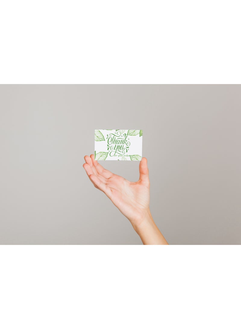 Luxury Thank You Cards Set – 100 Premium Cards – 5×9 cm – High-Quality Finish - Image 4