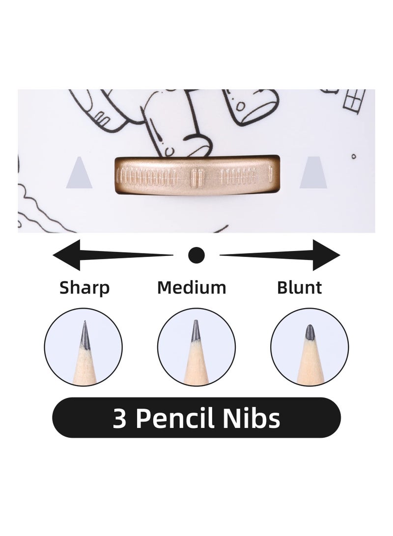 Zikra Rechargeable Automatic Electric Pencil Sharpener with Auto Stop for 6-12mm Pencils, Hands-Free Design for Colored Pencils, Fast & Sharp, Ideal for Kids, Home, and Classroom Use. - Image 2