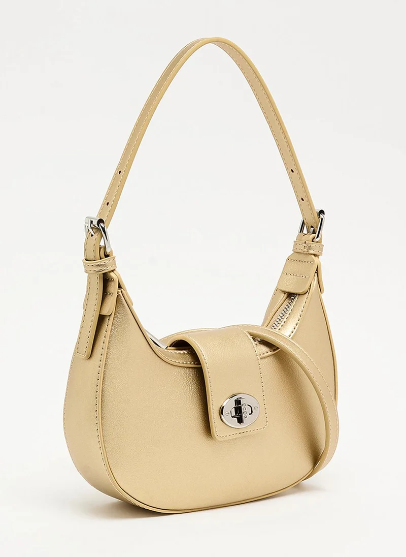 بي سي بي جي BCBG Womens BCBG61253 Shoulder Bags, Gold