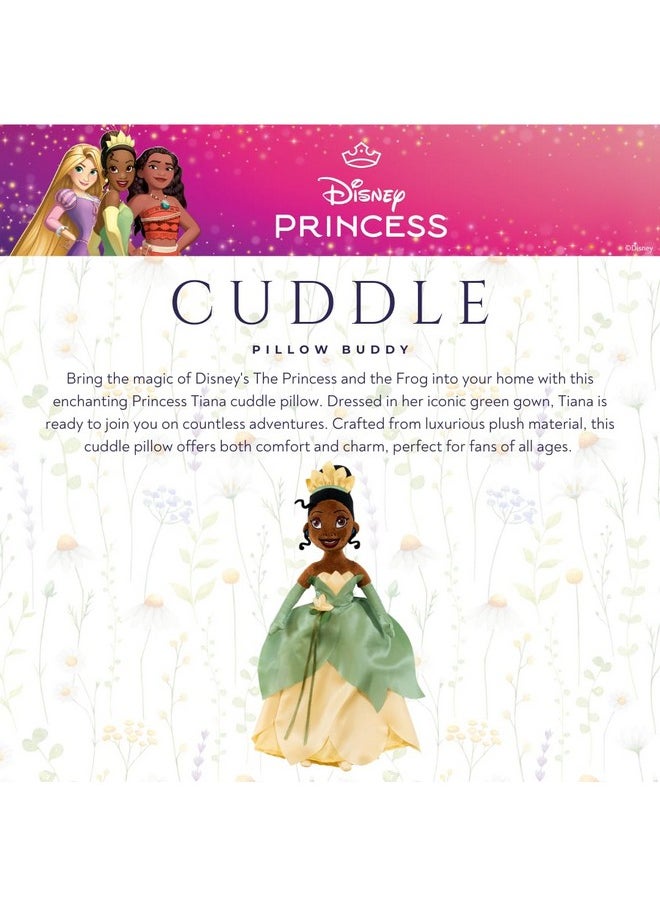 Franco - Disney Princess Tiana The Princess & The Frog Bedding Super Soft Plush Cuddle Pillow Buddy, (Officially Licensed Product) - Image 1