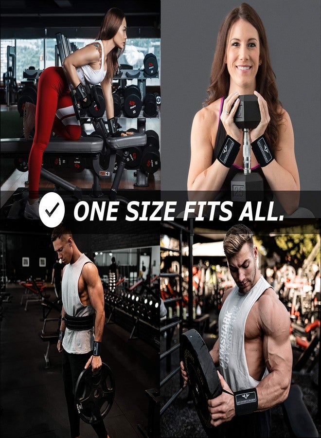 VIKINGSTRENGTH Wrist Brace Support (18" Premium Quality) for Weight lifting, Crossfit, Bodybuilding and Fitness. Wrist Wraps for Pain Relief and Recovery. Strap for Men and Women + V-Strength App - Image 2