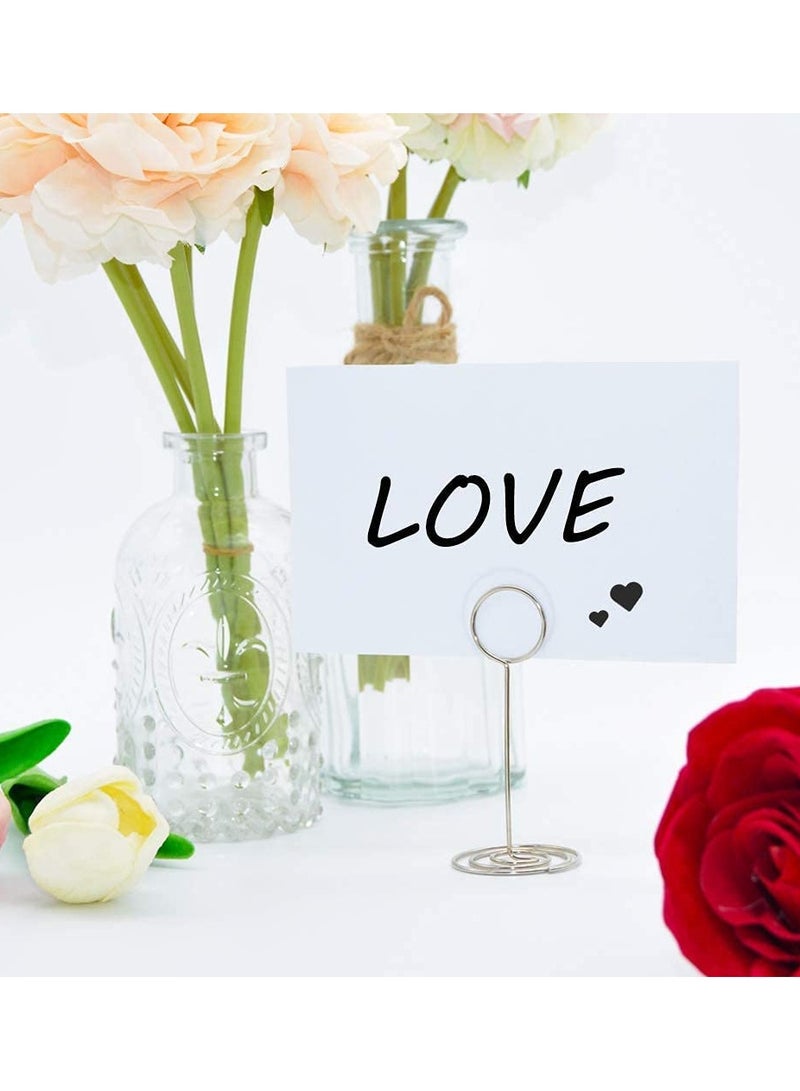 20 Pcs Table Number Holders Place Card Holder Photo Picture Holder for Wedding Birthday Party - Image 3