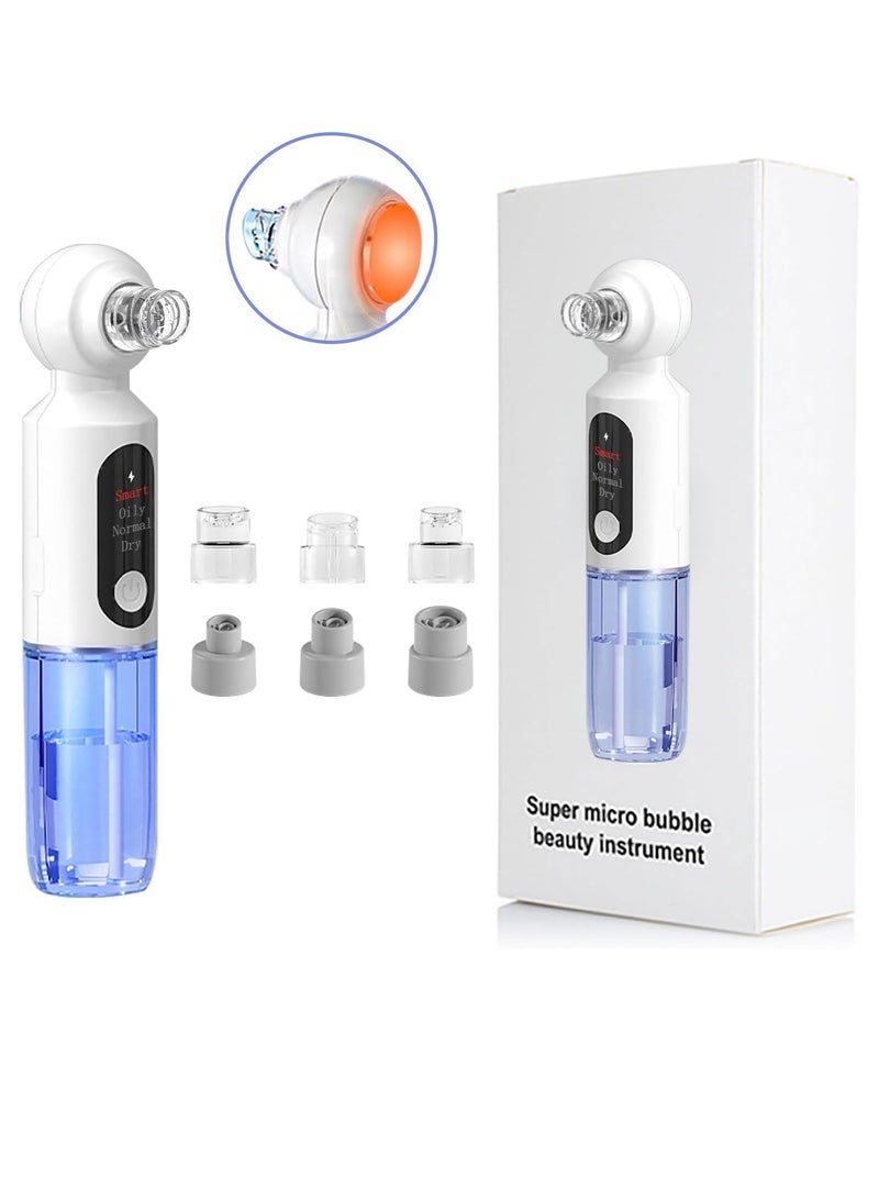 جهاز إزالة الرؤوس السوداء بتقنية تفريغ المسام مع ضغط حراري ودورة المياه، 6 رؤوس شفط مع 3 مستويات قابلة للتعديل، أحدث جهاز تجميل للرجال والنساء. - Image 1