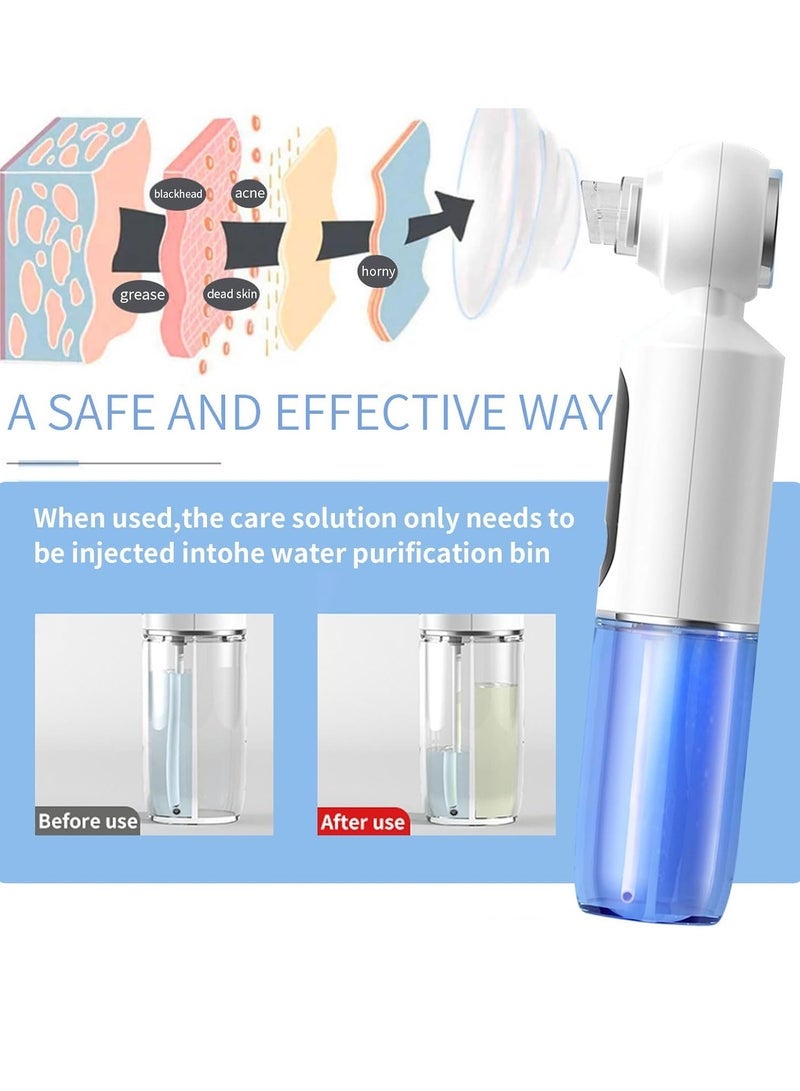 جهاز إزالة الرؤوس السوداء بتقنية تفريغ المسام مع ضغط حراري ودورة المياه، 6 رؤوس شفط مع 3 مستويات قابلة للتعديل، أحدث جهاز تجميل للرجال والنساء. - Image 4