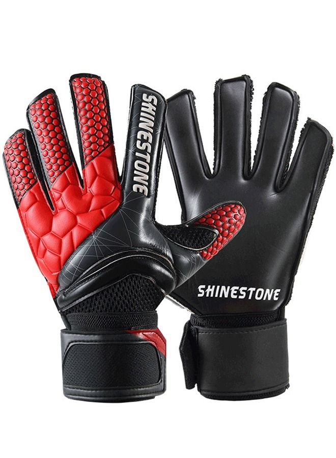 Taiahiro Football Goalkeeper Gloves Kids Men, Boys Youth Adult Soccer Goalie Gloves with Fingersave Super Grip Latex for Football Training Match Summer - Image 3