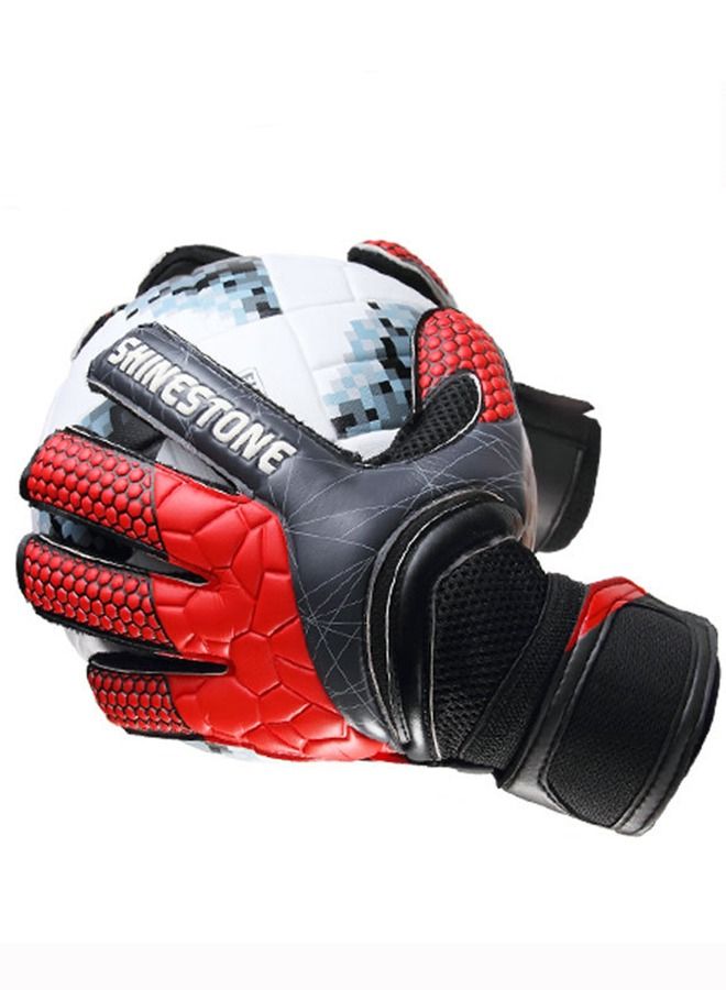 Taiahiro Football Goalkeeper Gloves Kids Men, Boys Youth Adult Soccer Goalie Gloves with Fingersave Super Grip Latex for Football Training Match Summer - Image 1