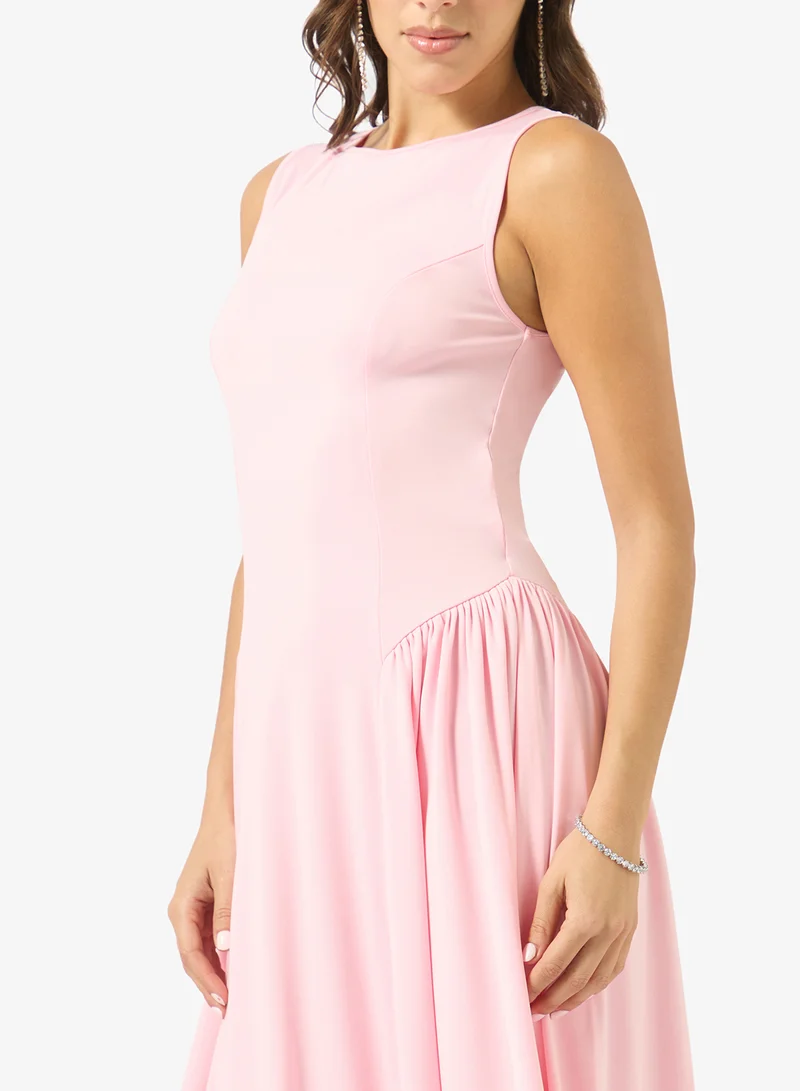 Ginger  Drop Waist Fit & Flare Dress for Women | Best Price UAE