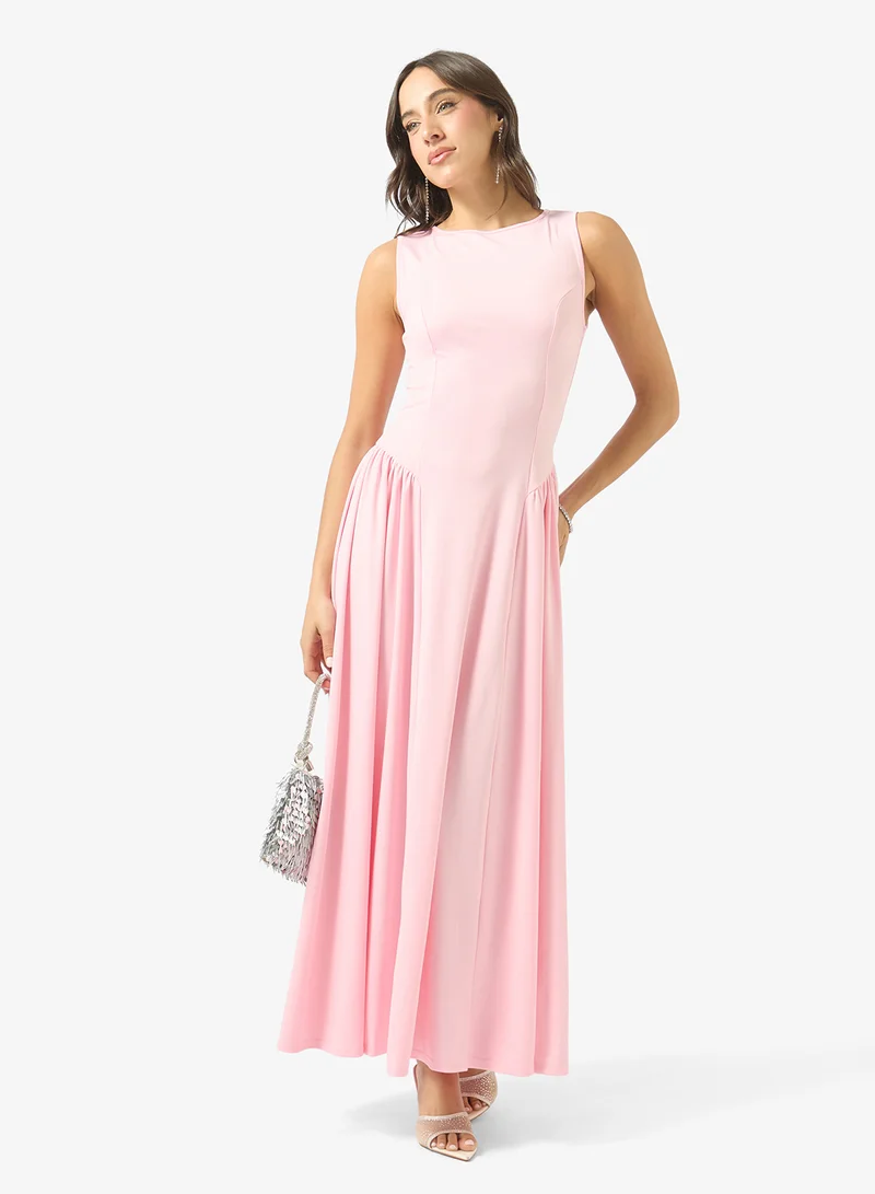 Ginger  Drop Waist Fit & Flare Dress for Women | Best Price UAE