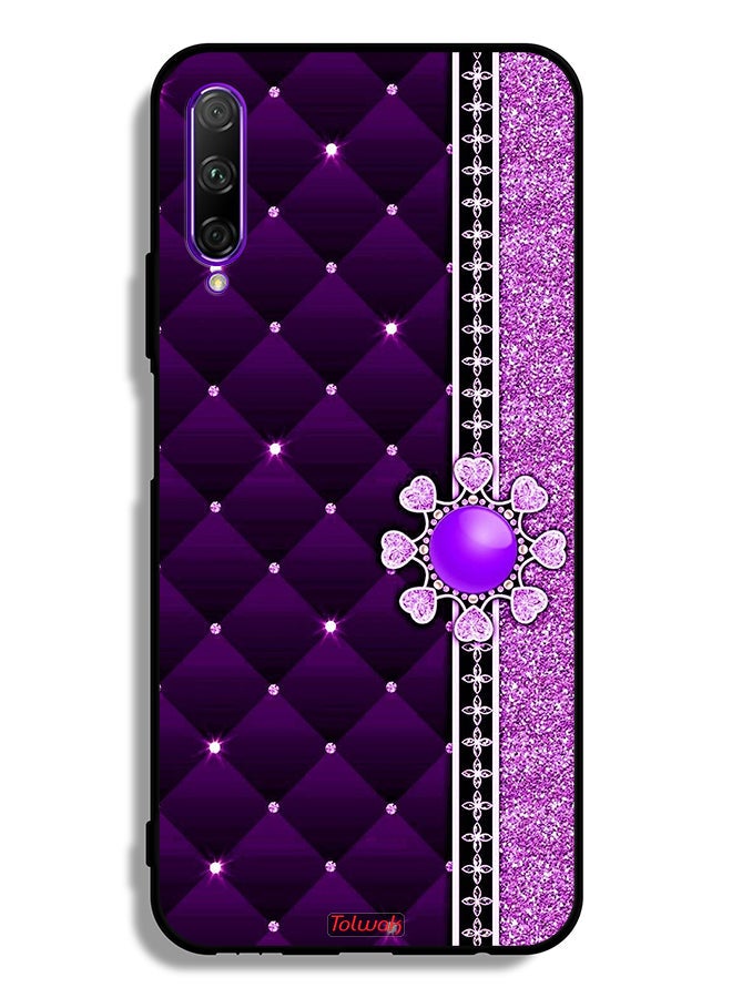 Tolwak Honor 9X Pro Protective Case Cover Glitter Hearts - Image 2