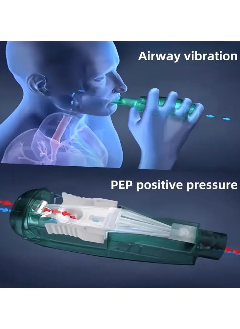 Ru syanl Lung Exercise Breathing Trainer for COPD Patients - Vibration PEP Therapy and Mucus Clearance Device for Pulmonary Rehabilitation  - Image 5