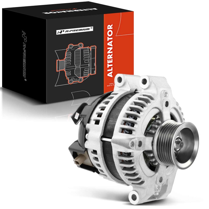 APremium Alternator Compatible with Honda CRV 20122014 Civic 20122015 Acura ILX 20132015 24L 120A 12V CW 7Groove Pulley