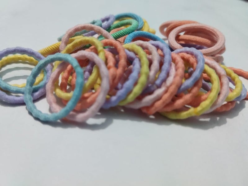 Generic Ak Shopperz Cute Mix Desgin Hair Band for Women Girls Rubber Band Elastic Ponytail Hairband Ties Accessories Desgin 3 6  - Image 2