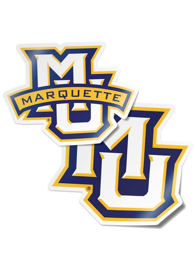 Desert Cactus Marquette University Golden Eagles Mu Sticker Vinyl Decal Laptop Water Bottle Car Scrapbook (4 Inch Set V1)  - Image 1