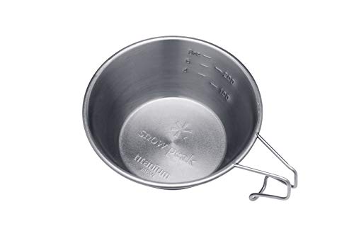 Snow Peak’s Titanium Sierra Cup, E-104, Japanese Titanium, Lifetime Product Guarantee, Lightweight, Compact for Camping or Backpacking - Image 3