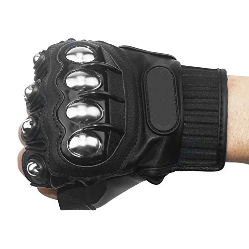 Oubaiya Steel Outdoor Knuckle Motorcycle Motorbike Powersports Safety Gloves (X-Large, Touch Screen) - Image 3