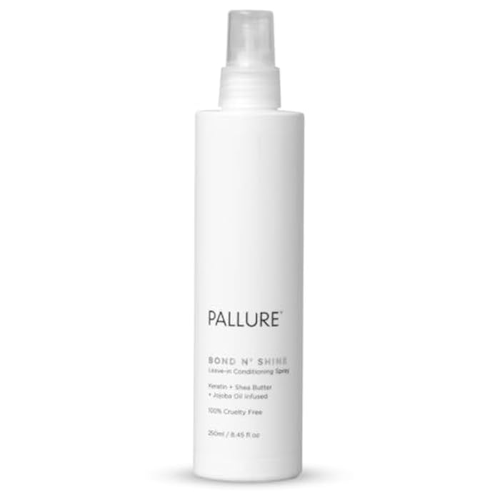 Pallure Bond N' Shine Leave-In Conditioning Heat Protecting Spray To Detangle, Strengthens, Repair Dry, Damaged Frizzy Hair, 250 ml - Image 1