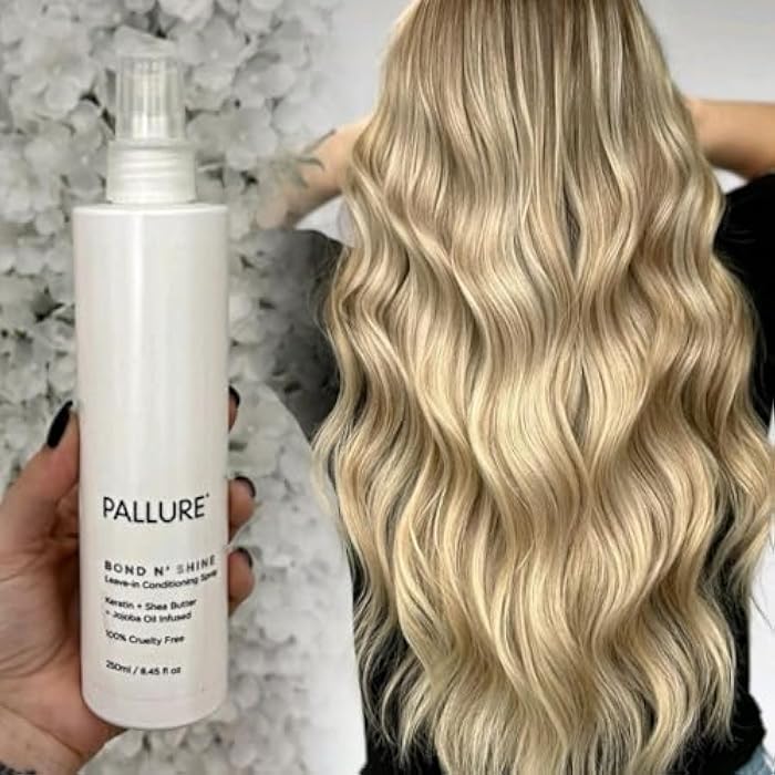 Pallure Bond N' Shine Leave-In Conditioning Heat Protecting Spray To Detangle, Strengthens, Repair Dry, Damaged Frizzy Hair, 250 ml - Image 5