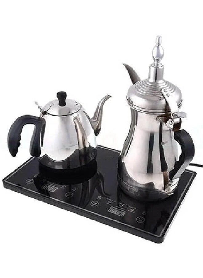 Arabic coffee and tea maker with a power of 1600 watts and a capacity of 1 liter