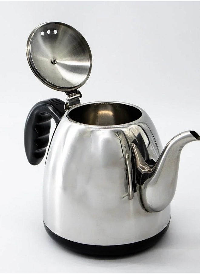 Arabic coffee and tea maker with a power of 1600 watts and a capacity of 1 liter