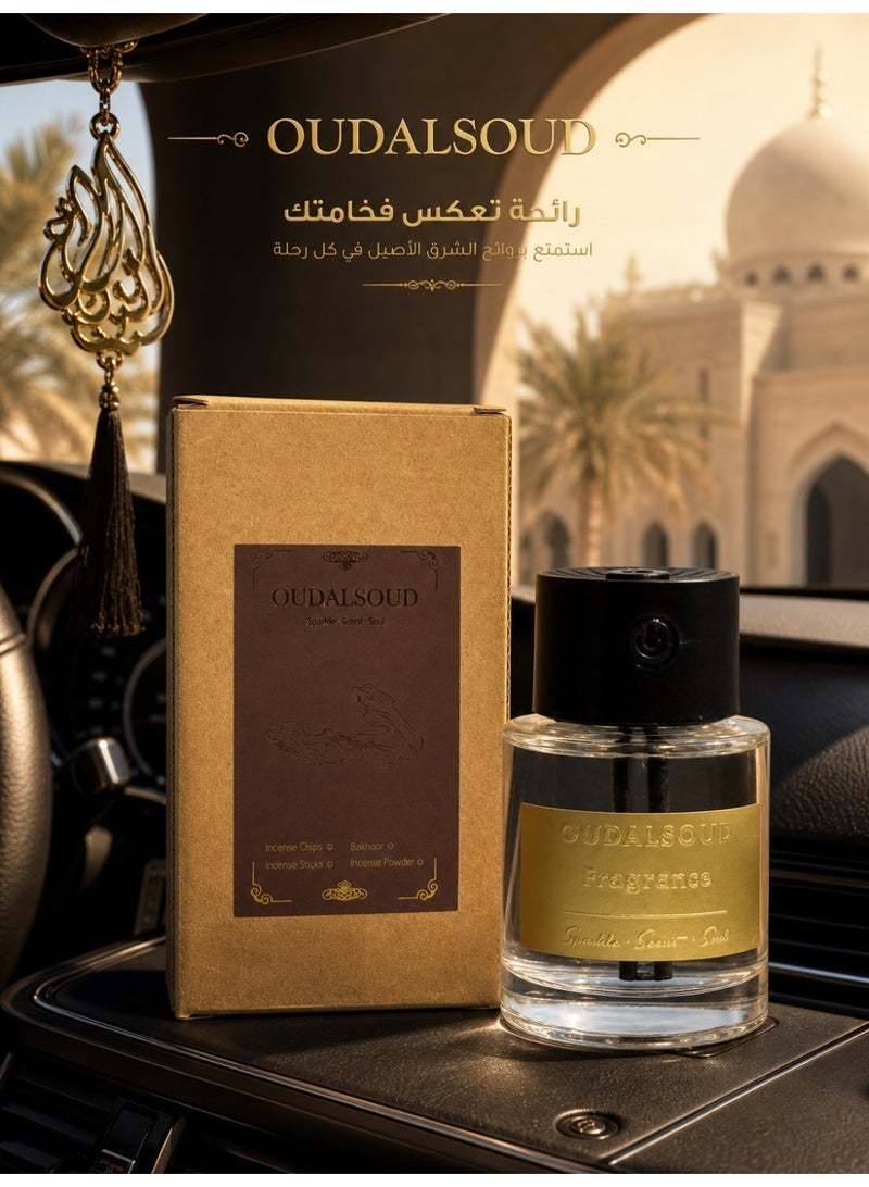 OUDALSOUD USB Mini Aroma Diffuser And150ml Sandalwood Scented Large-capacity Car Air Freshener Set，with Star Projector，with Adjustable Fragrance Modes，Zero Alcohol And No Additives in Freshener, For Children and Pregnant Women，Use in Cars, Rooms, Home Offices, and Bedrooms. - Image 3