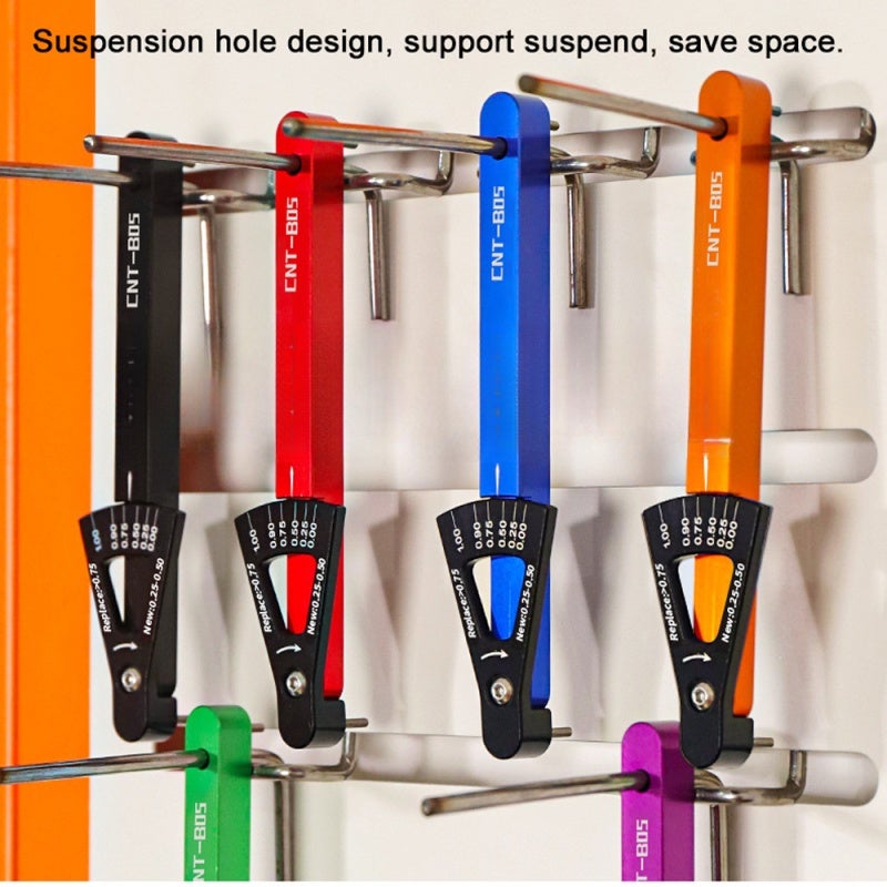 Lebycle Bicycle Chain Checker Gauge MTB Bike Chain Wear Indicator Tool Chain Stretch Detection Caliper for MTB Mountain Road Bike - Image 4