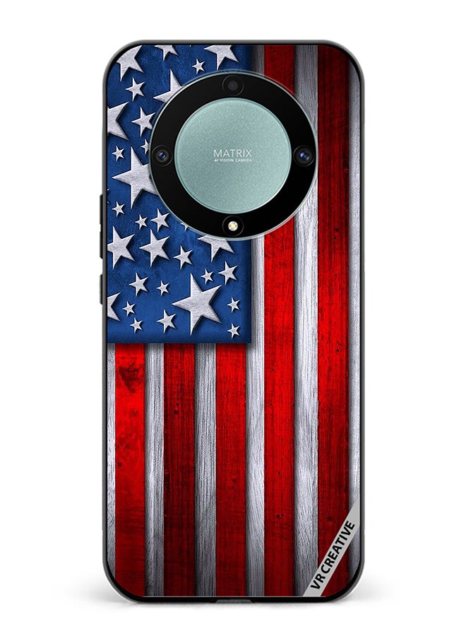 VR CREATIVE Protective Case Cover For Honor X9b Usa Flag Design Multicolour - Image 1