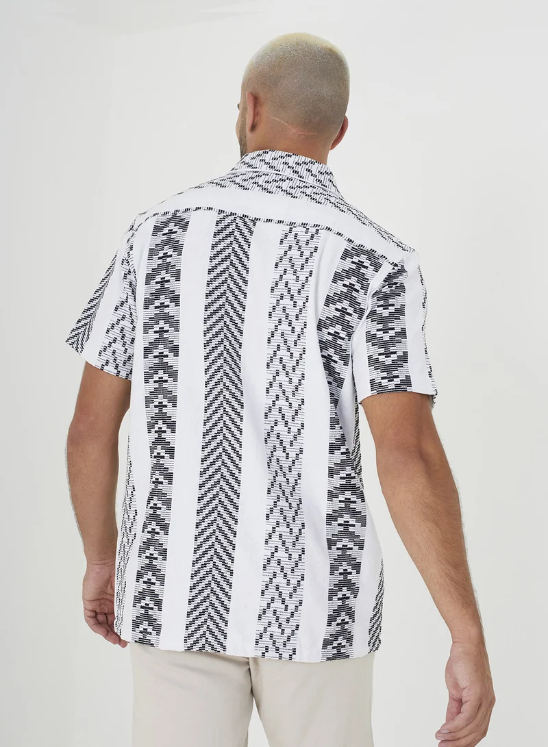 BRAVE SOUL Reverse Collar Casual Shirt