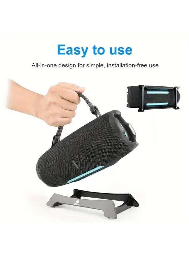 حامل سماعة مكتبي شفاف من الأكريليك لـ JBL Charge5 Charge6 قاعدة عرض صوتي - Image 1