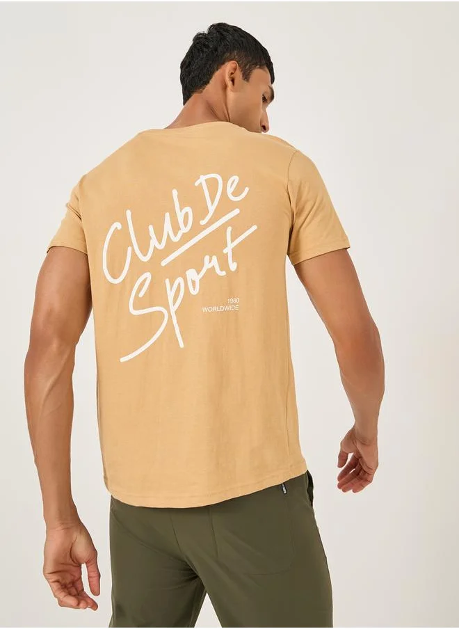 ستايلي Slogan Print Regular Fit T-Shirt