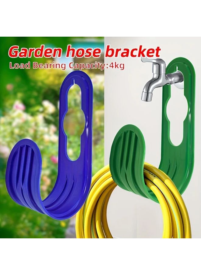 Black Garden Pipe Hanger Wall Mounted Storage Hook Easy Install 1pc - Image 3