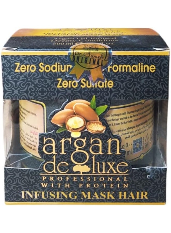 argan de luxe Argan Deluxe Original Protein Care and Damaged Hair Cream Bath - Image 1