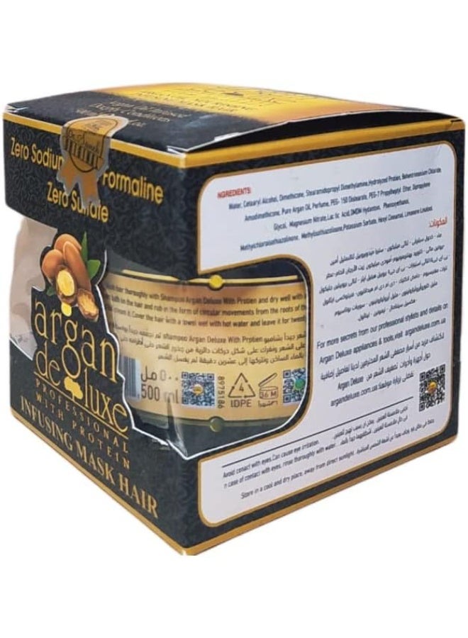 argan de luxe Argan Deluxe Original Protein Care and Damaged Hair Cream Bath - Image 2