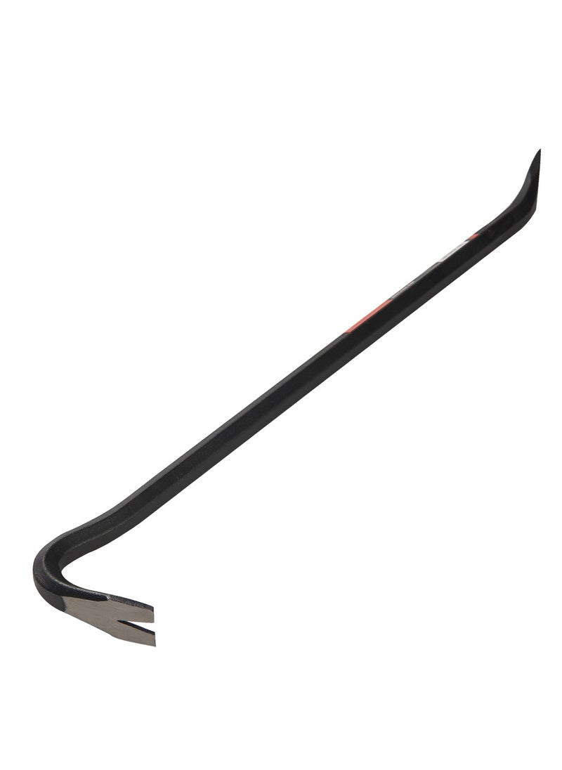 KSEIBI Carpenter Wrecking Bar 60cm, Integrated Nail Puller, Rust Resistant Enamel Finish, Ultra-Durable Forged Heat-Treated Carbon Steel, Flat, Bent Chisel Head, Easily Bend and Pull Heavy Materials.  - Image 2