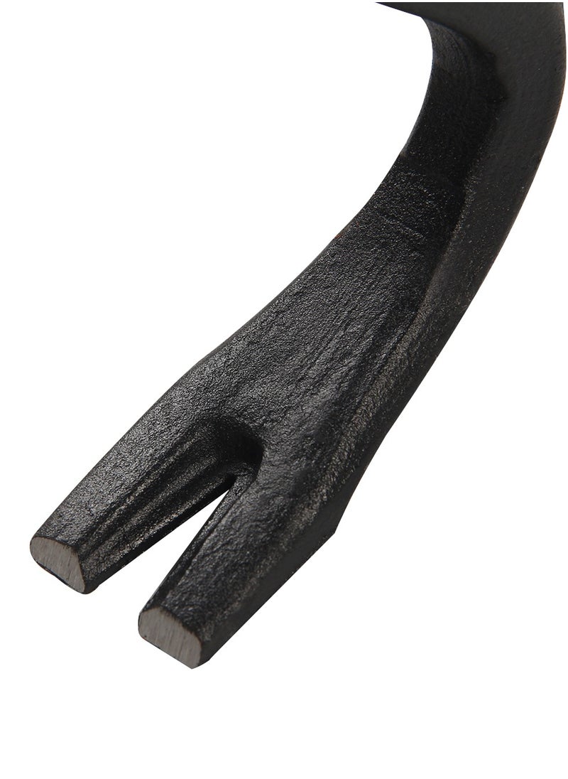 KSEIBI Carpenter Wrecking Bar 60cm, Integrated Nail Puller, Rust Resistant Enamel Finish, Ultra-Durable Forged Heat-Treated Carbon Steel, Flat, Bent Chisel Head, Easily Bend and Pull Heavy Materials.  - Image 3