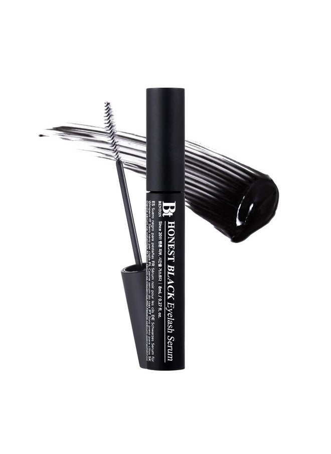 Benton - BENTON Honest Black Eyelash Serum - Eyelash Growth Serum for Thicker, Fuller Lashes - Create a Makeup Look with Black Tint, 0.27 fl. Oz - Image 1