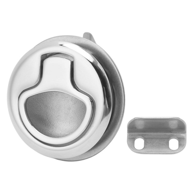 Boat Hatch Latch 304 Stainless Steel - Secure Flush Mount Latch for Marine Yacht RV Compartments - Image 2