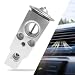 Sumjig 1 PC Car AC Expansion Valve 80213TF0G01 Metallic AntiWear Steam Engine Air Conditioning Valve AC System Repair Accessories for Honda Ford Dodge Ram Silver - Image 2
