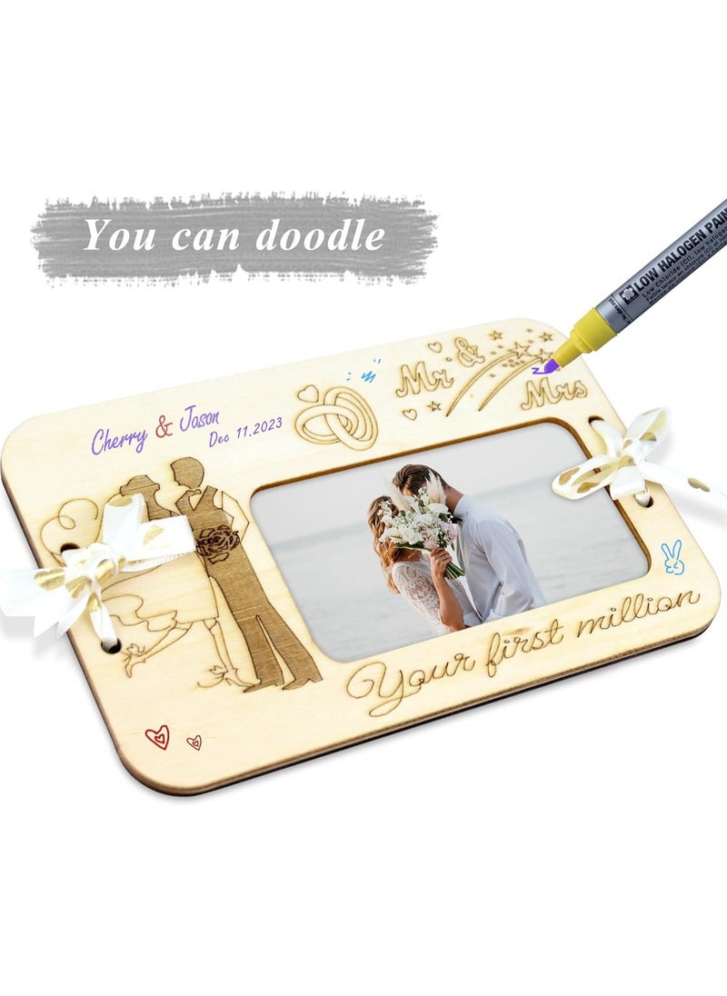 Generic Wooden photo frame - Couple gift  - Image 2
