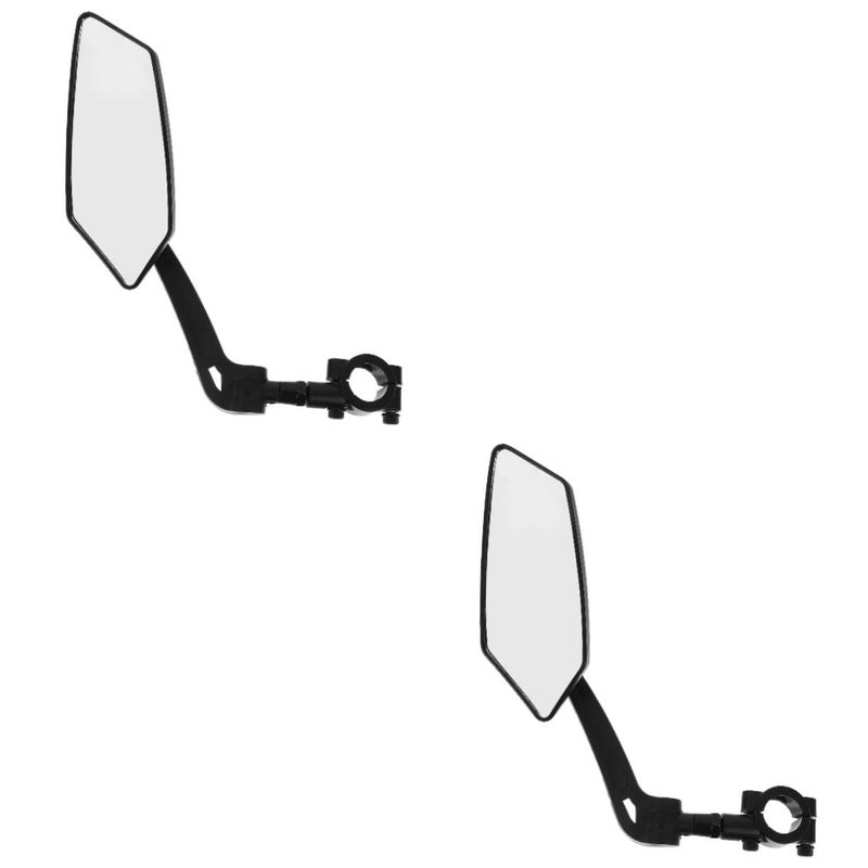 2 Pack Bike Rearview Mirror Wide View Angle Easy Install Safe Cycling Accessory - Image 2