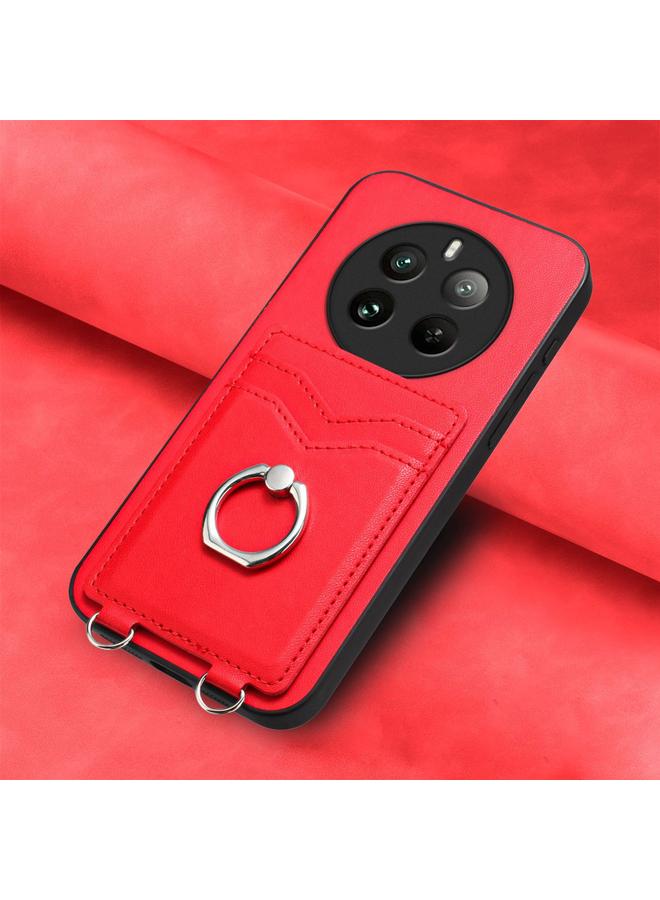 اس-توب جراب لهاتف Realme P1 Pro 5G R20 جراب هاتف مزود بحلقة وحامل للبطاقات - Image 2