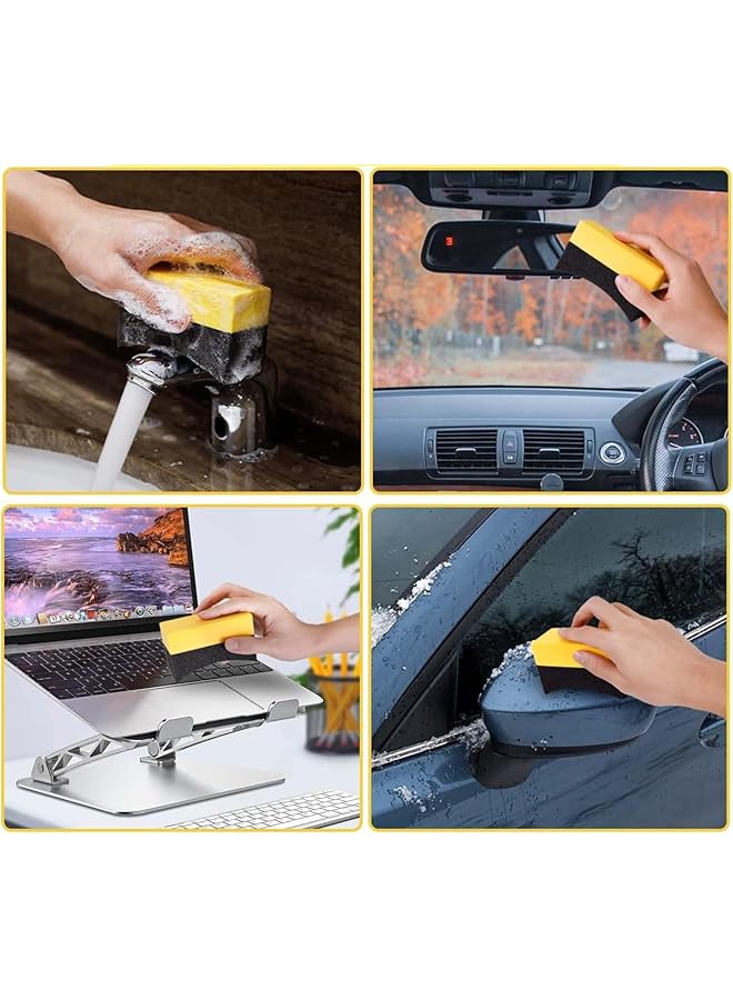 Generic 2 Pcs Tire Applicator Dressing Shine Sponge, Tire Dressing Applicator Pads, Color Polishing Sponge For Car Glass, Painted Steel & Porcelain - Image 2