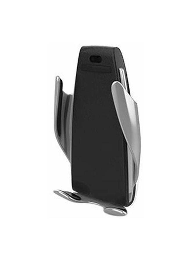 NIBEMINENT Wireless Charging Car With Mobile Holder Silver/Black